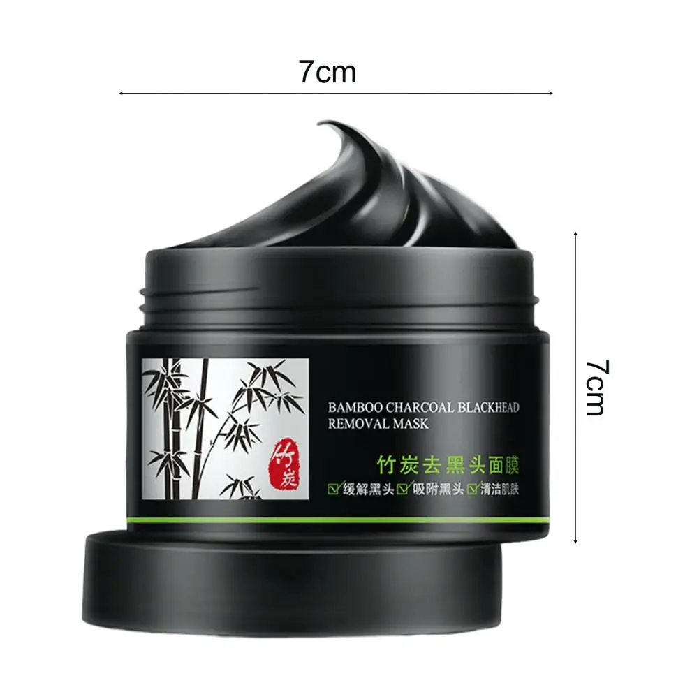 120G Tear Off Masque Bamboo Charcoal Blackhead Remover Cream Purify Smooth Skin Tear Off Masque Skin Care Oil Control Cream