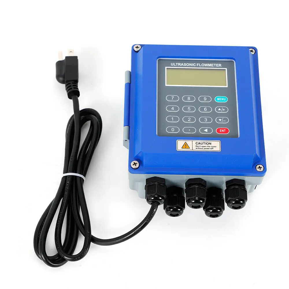 TUF-2000B-TM-1 Digital Portable Ultrasonic Flowmeters Flow Meter DN50-700mm with TM-1 Medium Clamp-on Transducer