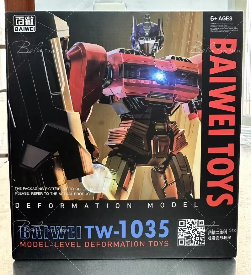 【24-Stunden-Versand】BAIWEI TW1035 TW-1035 Transformation Roboter Auto Modell 18CM OP KO SS112 Action Figur Spielzeug Original Box
