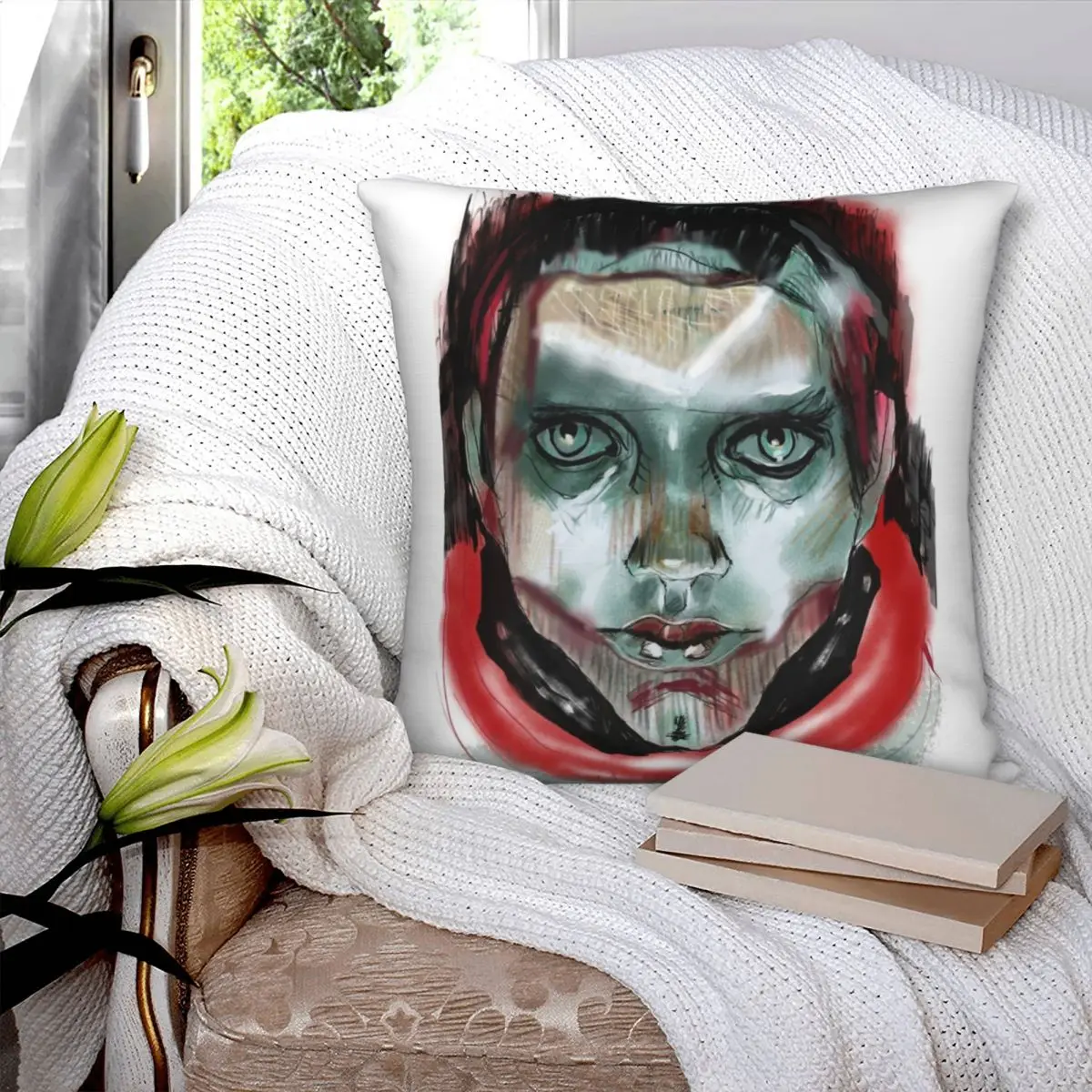 Skyfy Actor Square Pillowcase Polyester Pillow Cover Velvet Cushion Decor Comfort Throw Pillow For Home Sofa