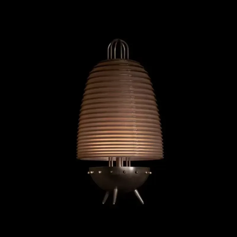 Industrial LED Decorative Nordic Modern Restaurant Home Decor Bedroom Bedside Tables Study Desk Brass Glass Table Lamp