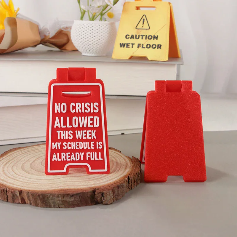 for Office Funny Cat Vomit Caution Sign Humorous Desk Lovers Decor Unisex Gift Coworkers Versatile Room
