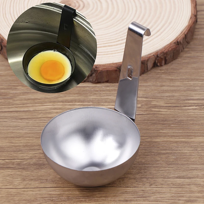 

Nonstick Egg Molds Easy Use Poached Boiling Eggs Maker Spoon Boiled Holder Egg Steamer Rack Egg Cooker