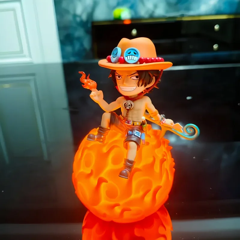 Hot Anime One Piece Teufel Obst Robin Ace Luffy Nico Nachtlicht Figur Modell Figur Desktop Ornament Trendy Spielzeug Geburtstag Geschenke