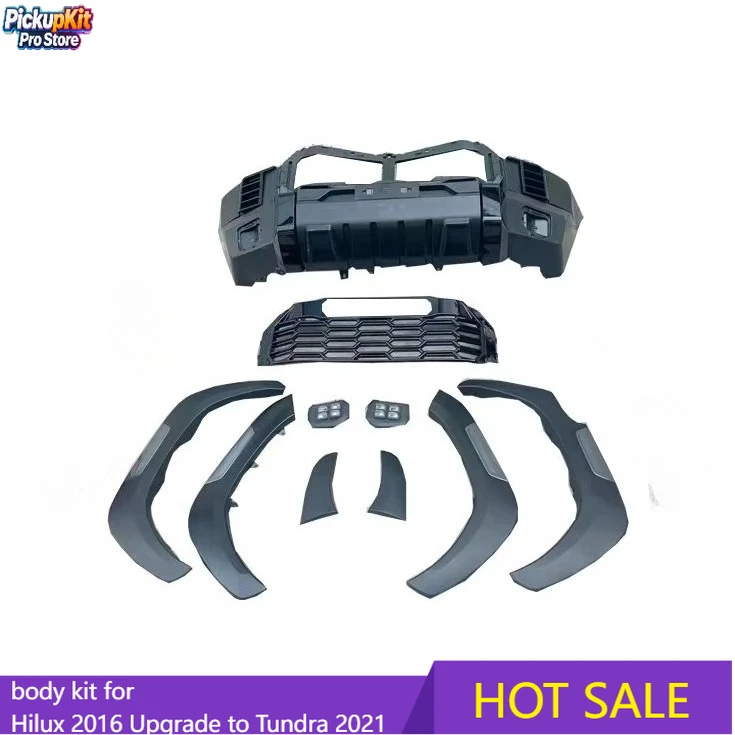 

Facelift 4x4 Pickup Body Kit for Hilux 2016 Upgrade to Tundra 2021 Style