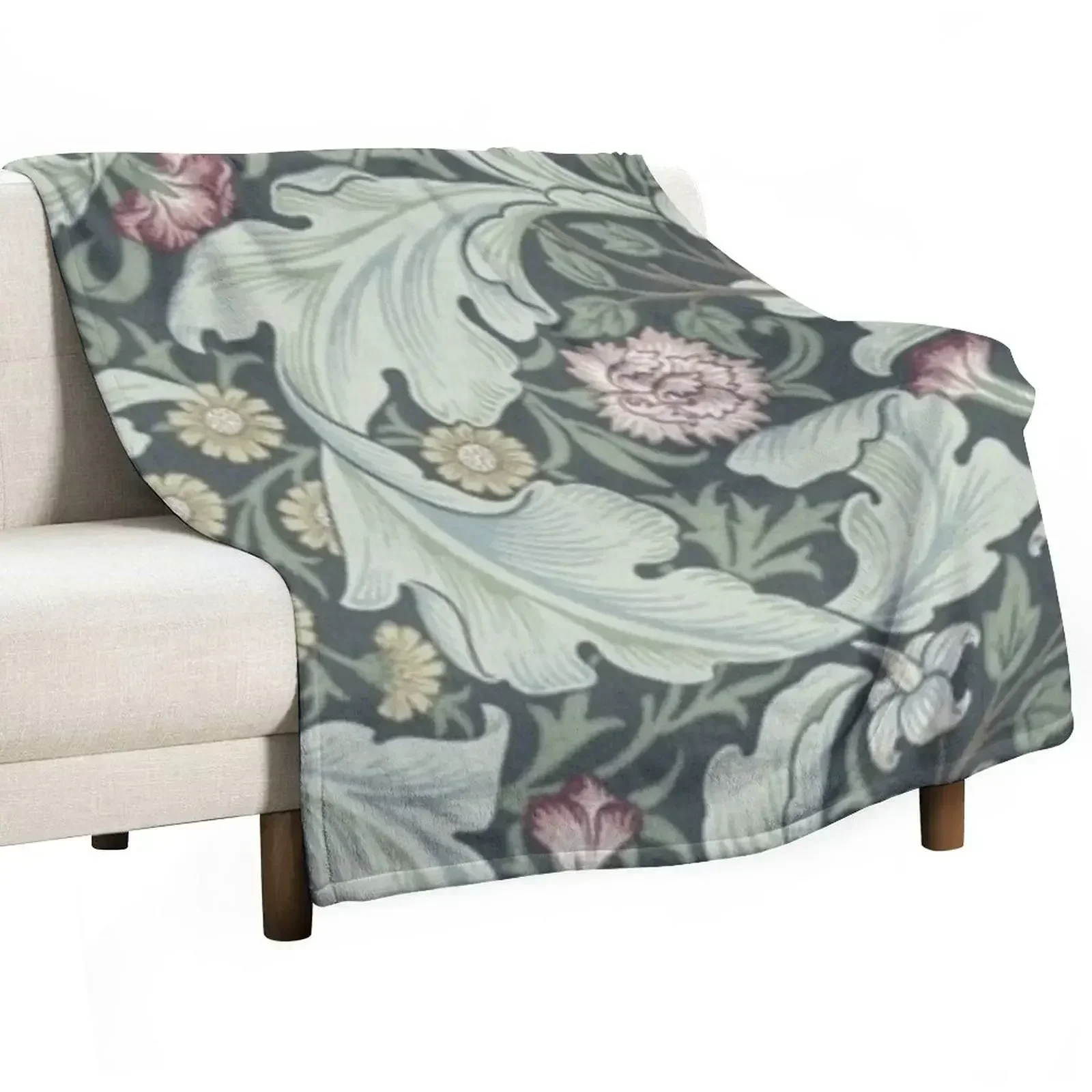 william Morris floral design Throw Blanket For Baby anime Blankets