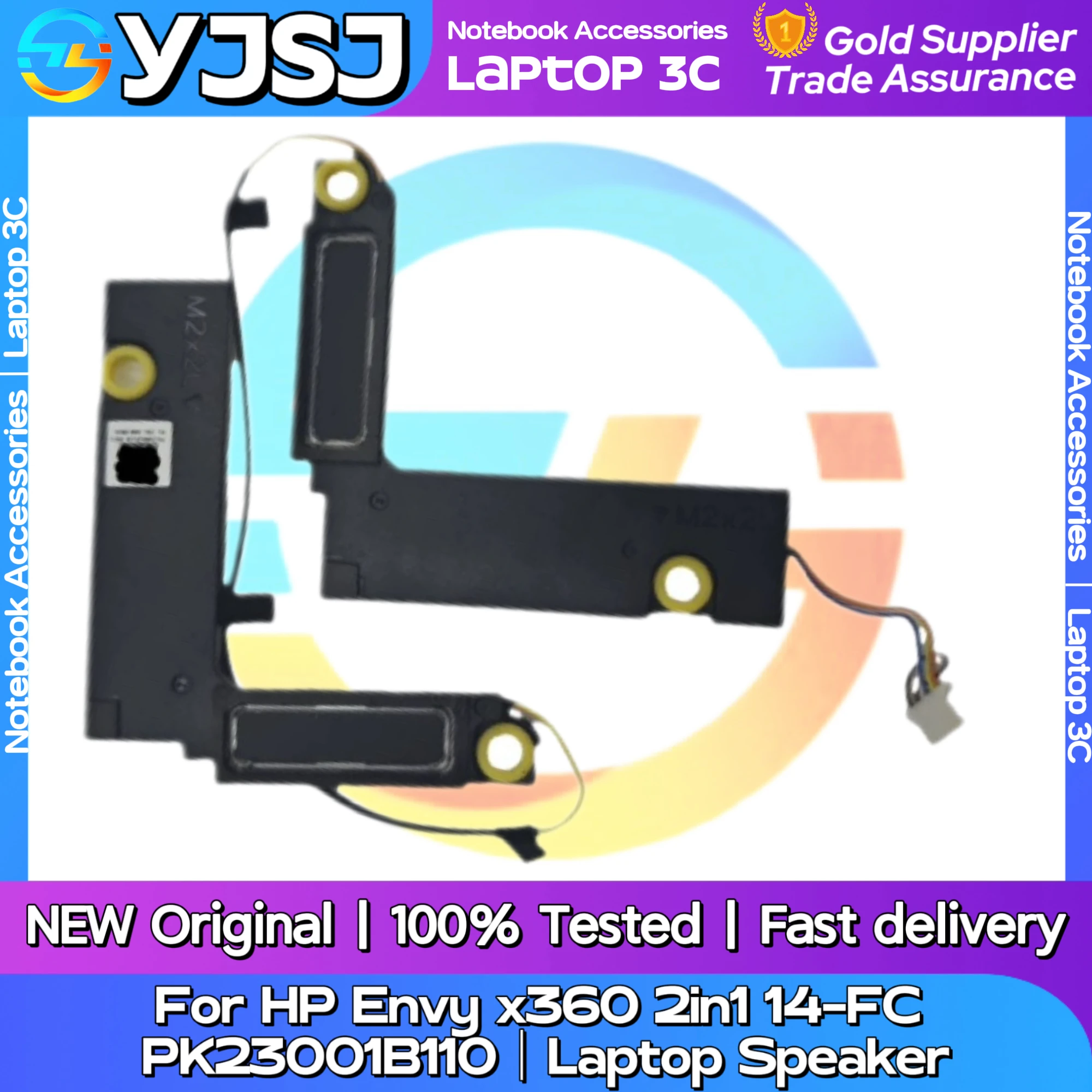 

New Original Laptop Notebook Audio Speaker HP Envy x360 14-fc 2in1 14-FC built-in speaker horn audio PK23001B110