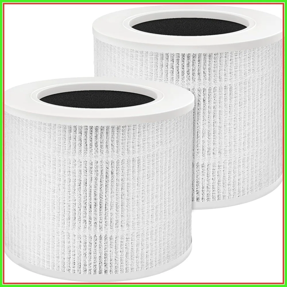 

Mini Replacement Filter for Core Mini Air Purifiers, 3-in-1 HEPA & Activated Carbon, 2 Pack