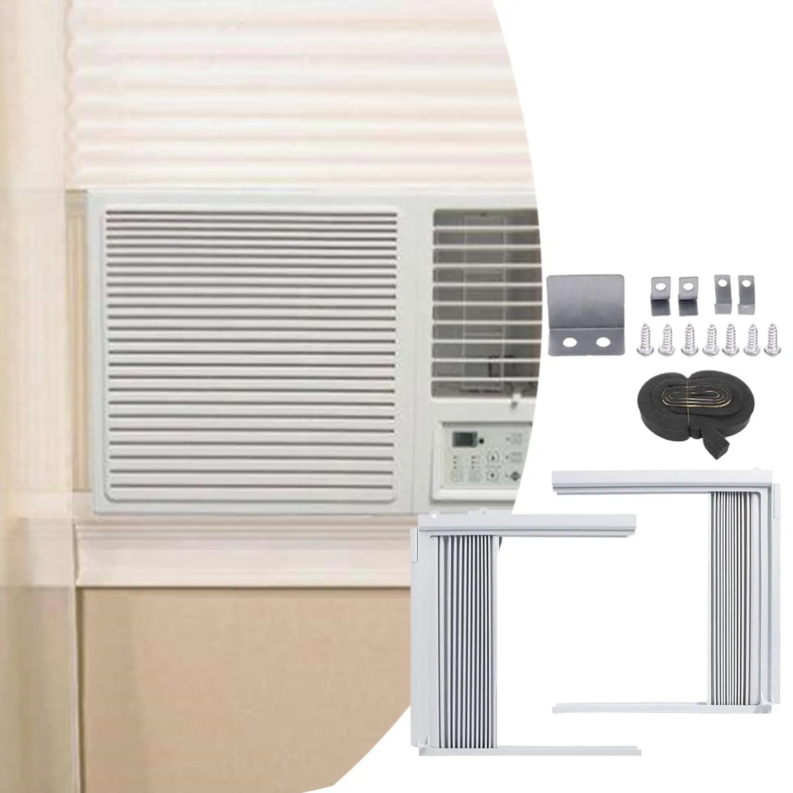 Air Conditioner Side Panels Insulated Air Conditioner Cover Insulation AC Side Panel For Home Bedroom Living Room Office Dorm