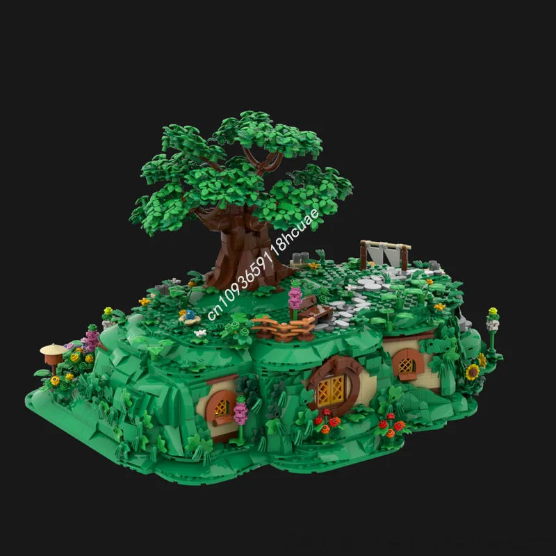 2025 ใหม่ ห่วงแหวนแห่งกษัตริย์: บ้านโมดูลาร์ในชิร์ ชุดตัวต่อโมเดล Moc ของเล่นตัวต่อสร้างสรรค์ DIY ของเล่นเสริมพัฒนาการสำหรับเด็ก ของขวัญสำหรับเด็ก