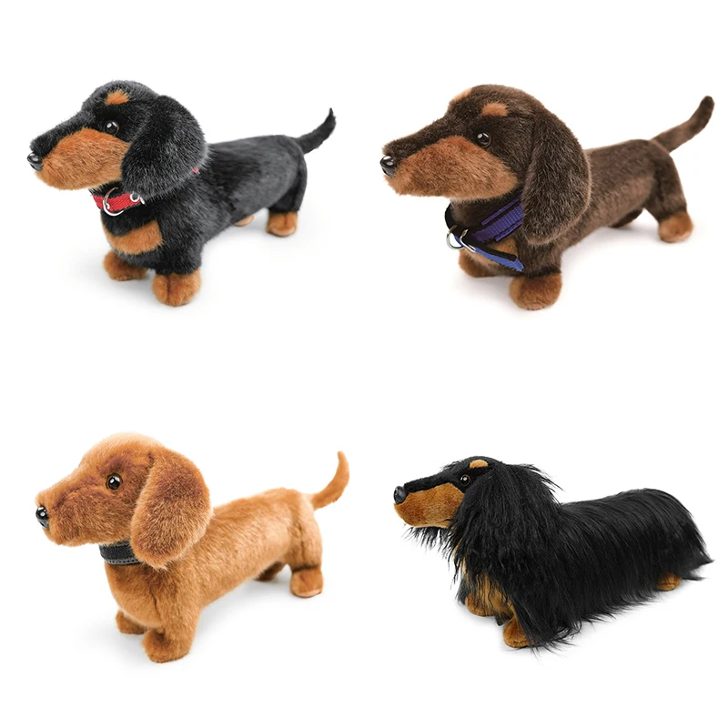 New Long Dog Plush Toy High-Quality Dachshund Dog Doll Soft Simulation Puppy Stuffed Pet Toy Home Decor Gift Model Ornament