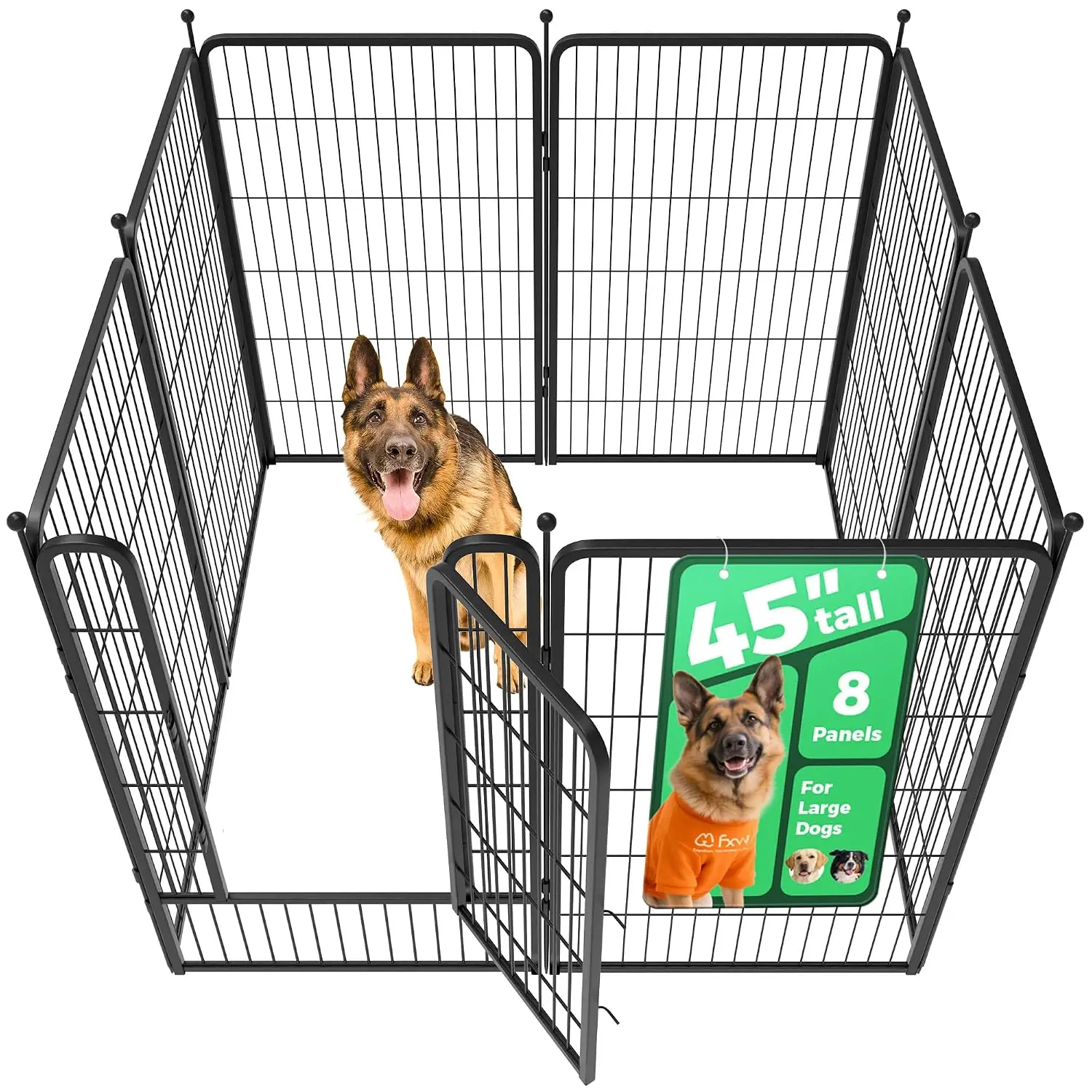 Indoor Outdoor Dog Playpen 45
