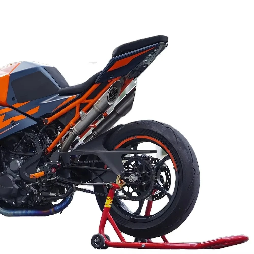 For RC390 Track Version Exhaust Titanium Alloy Full-Section Double-Outlet Exhaust