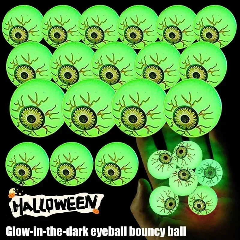 Großhandel Leuchtende Kunstaugen für Halloween, Leuchtende Springbälle, Deko-Requisiten für Hausbar, Party, Spukhaus, Horror-Dekoration – Detail 4