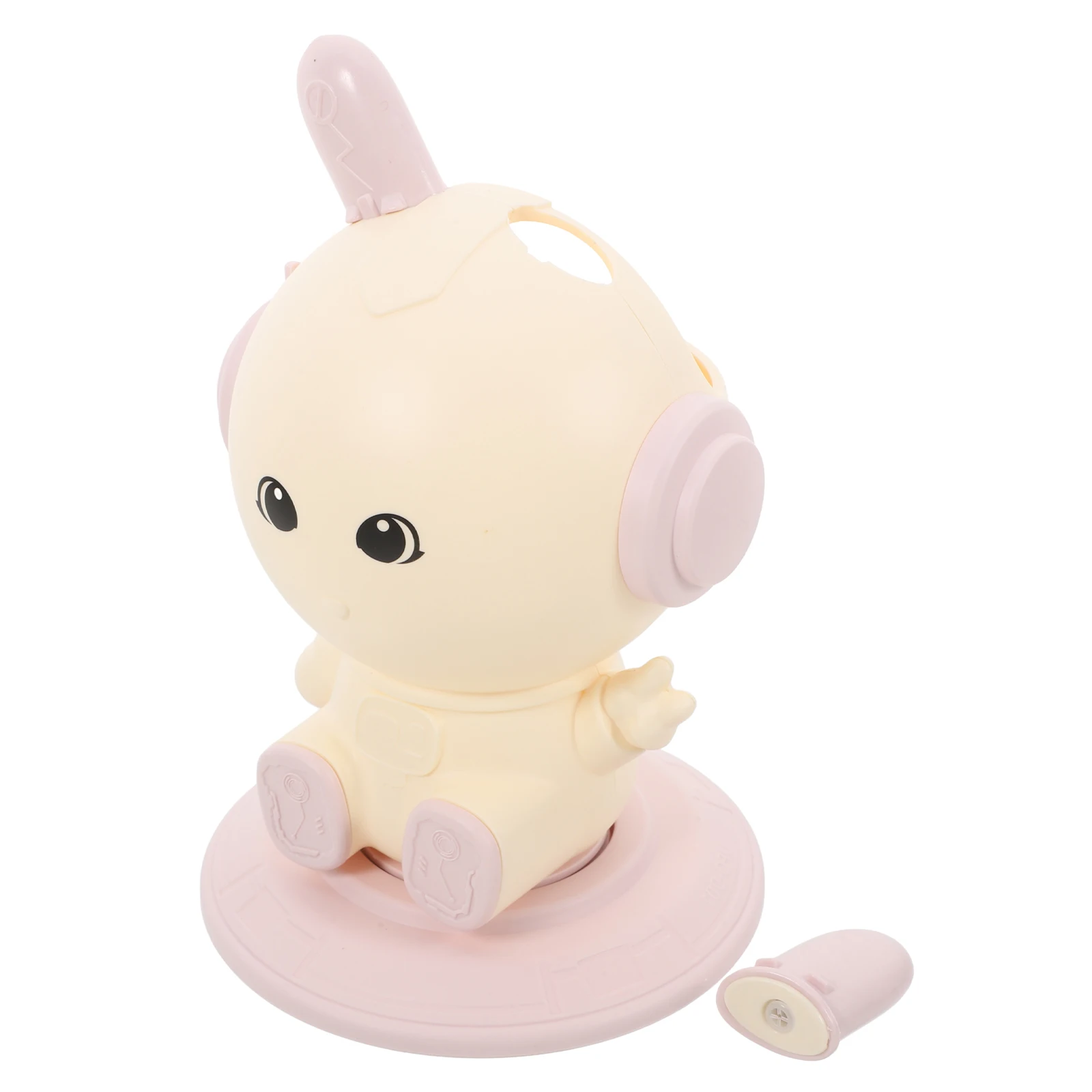 

Rabbit Pen Holder Bunny Pencil Big Mouth Black Desk Accessories Rotatable Storage Cute Kawaii School Office Makeup Brush