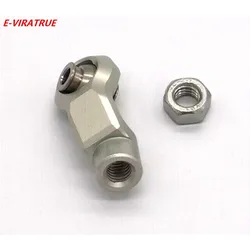 E-VIRATRUE Axial SCX6 1/6 CNC 7075 Aluminum Front Steering Rod End (1pcs)