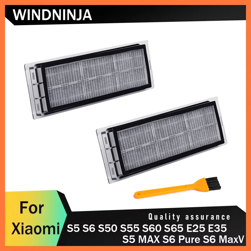 10 st HEPA-filter voor Xiaomi Roborock S5 S6 S5 MAX S6 Pure S6 MaxV S50 S55 S60 S65 E25 E35 Stofzuiger voor Huishoudelijke Reiniging