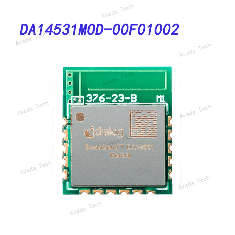 DA14531MOD-00F01002 Bluetooth Low Energy 5.1 Module with integrated ARM Cortex M0+, memories and peripherals ? 8 GPIOs