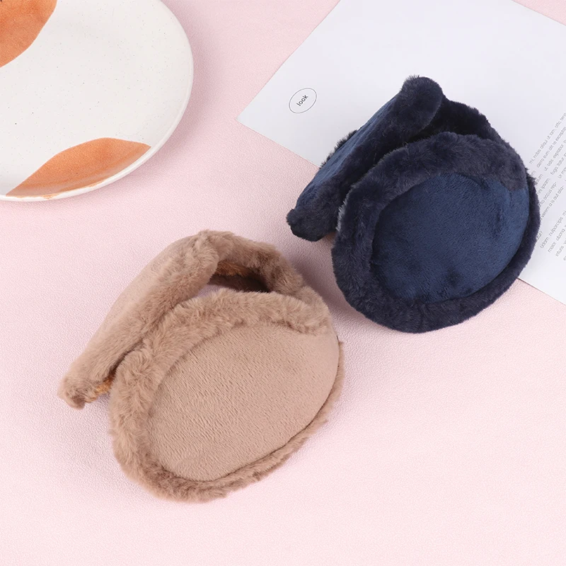 Windproof Earmuffs Men Women\'s Ear Warm Protector Thicken Plush Winter Warm Fleece Earmuff Outdoor Cycling Warmer Soft Ear Muffs