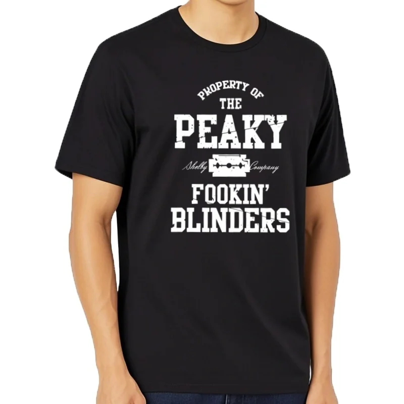 Camiseta divertida Fookin Shelby Bros para hombre, ropa deportiva de la mafia, nueva camiseta The Peaky Blinder haraju