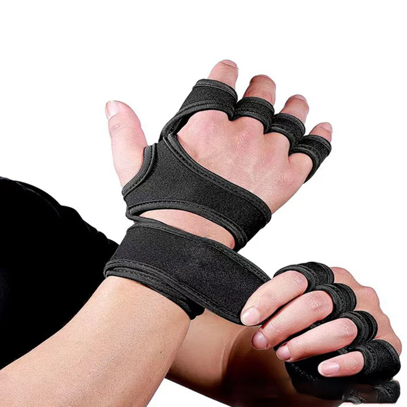 Training Sport Gloves for Men Women Workout Gloves Fitness Body Building Weightlifting Gym Hand Wrist Palm Protector Gloves