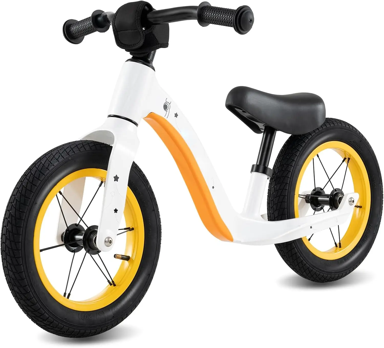 دراجة توازن للأطفال بمقعد مبطن قابل للتعديل ، دراجة دفع للأطفال خالية من الأدوات ، إطار سبيكة مغنزيوم خفيف للغاية ، بدون دواسة ، 12 بوصة