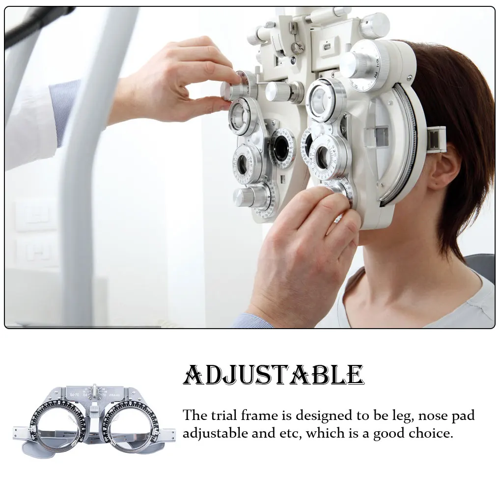 Eyeglasses Optical Trial Frame Portable Replacement Anti-rust Professional 54-70mm Spectacles Store Frames Tool Accessories