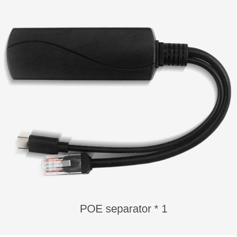 Gigabit POE Splitter 5V3A 1000Mbps Type-C Power Over Ethernet For  For HUAWEI For IP Camera For Raspberry Pi 4 Durable