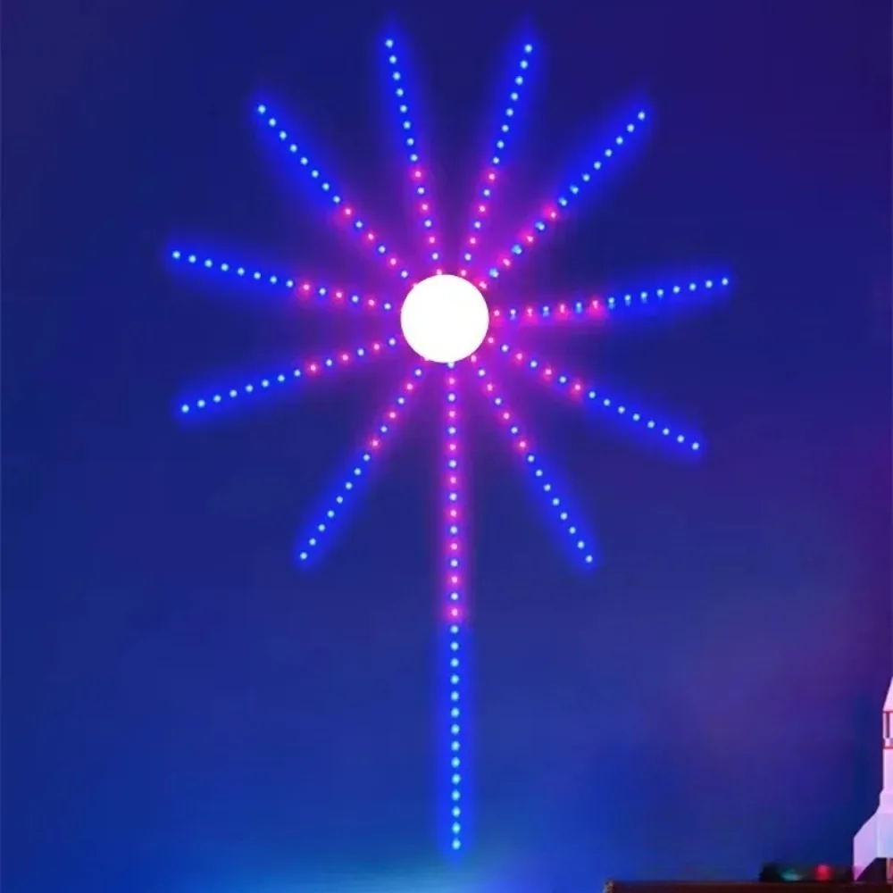 Smart RGBIC Firework LED Strip Light Bluetooth App Control USB Christmas Party Indoor Bedroom Home Decor