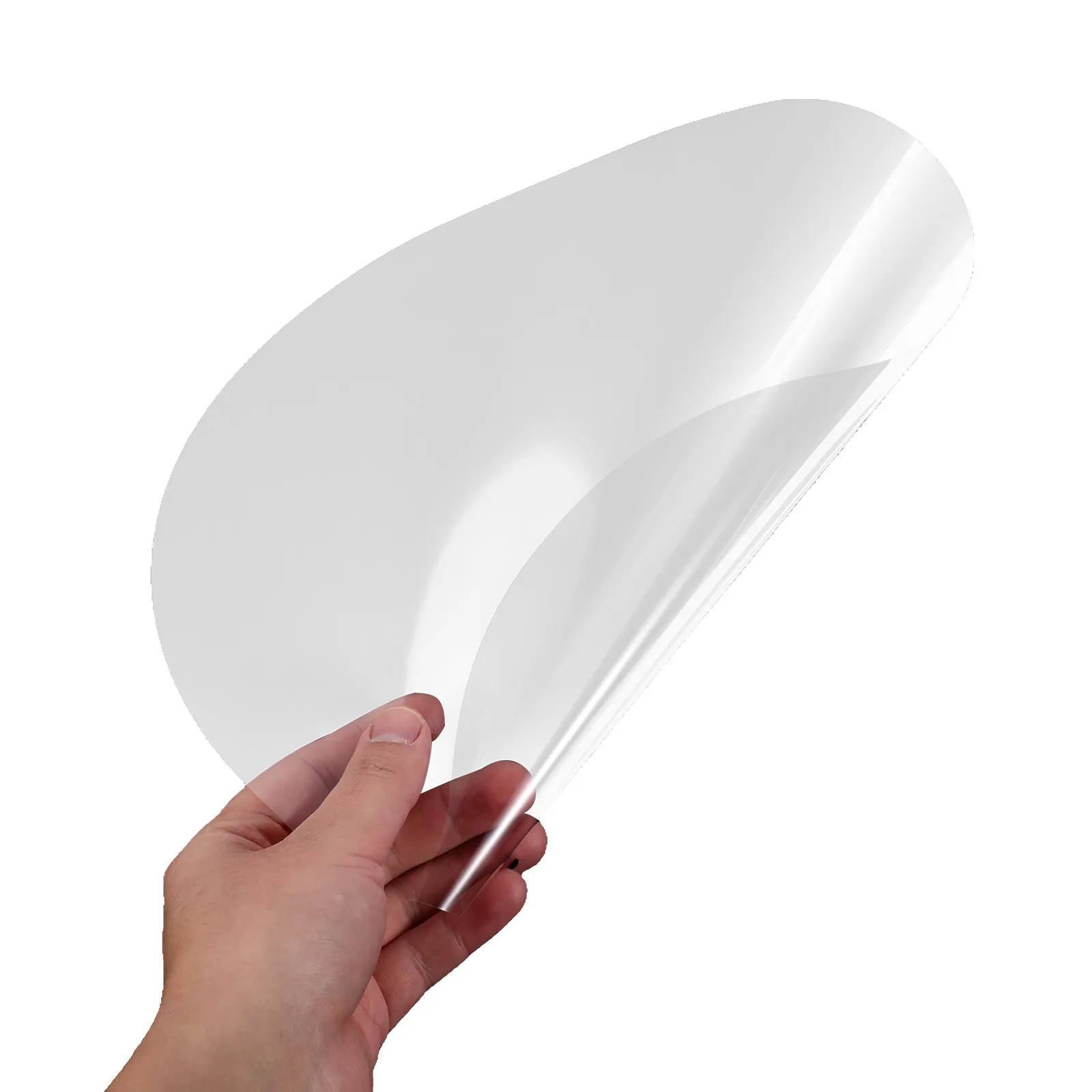 Waterproof Anti-Fog Mirror Film 5.91 Inch Round Fog Free Clear Sticker for Bathroom Shower Mirror Defogger Protective Film