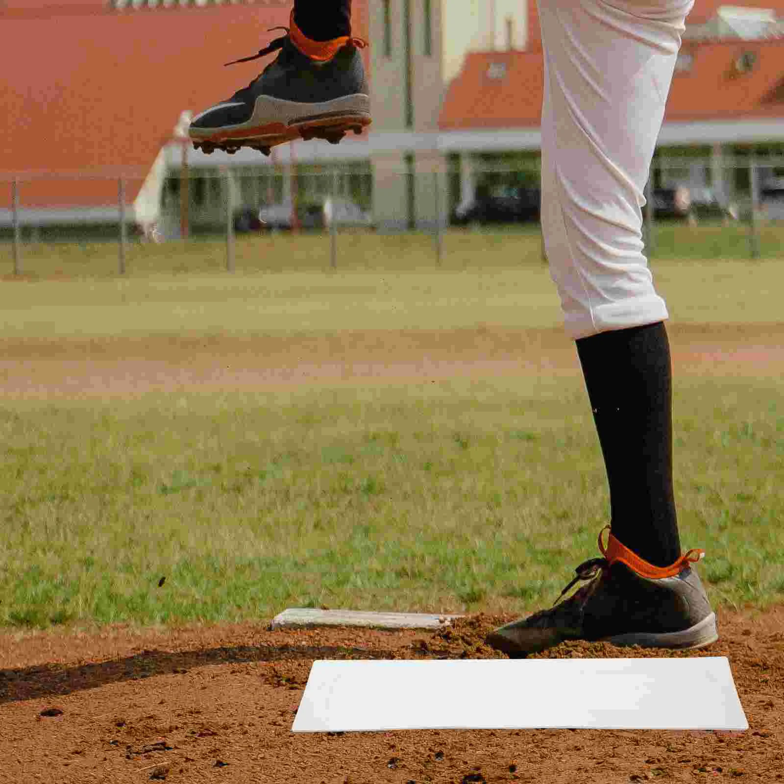 Pitcher karet bisbol, karet tipis, lound Down pitcher, suara Portable, pelat karet, Alas, bisbol, Softball