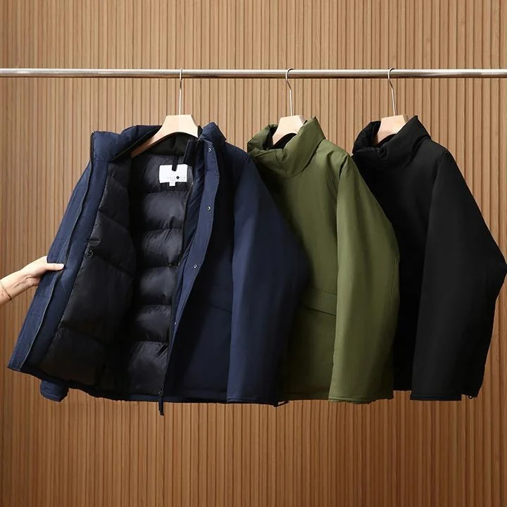 

High-End Anti-Cold 24 Deees White Du down Jaet 90% Fill Power Thiened Warm Couple Outerwear Faionable Urban Sle