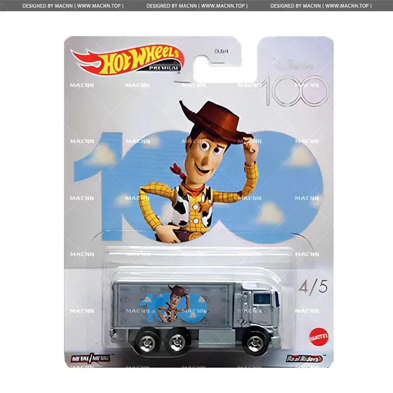 Original Hot Wheels Premium Car Pop Culture Diecast 1/64 Vehicles Dis Ney 100 Lightyear Cinderella Kids Boys Toys for Children