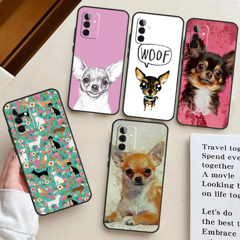 Chihuahua Dog For Samsung Galaxy A33 A53 A13 A23 A52 A32 A22 A12 A51 A71 A15 A25 A14 A34 A54 Phone Case