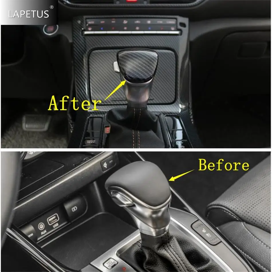 ABS Auto Console Gear Lever Head Shift Knob Accessories Cover Trim For Kia Forte Cerato K3 2019 - 2024 / Sorento MQ4 2021 - 2024