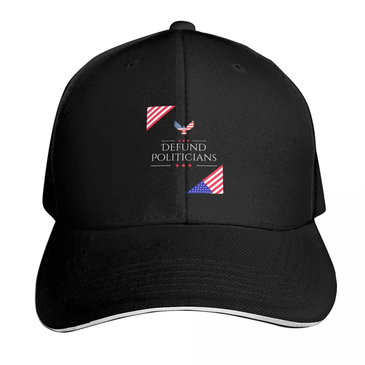 Defund The Politicians Baseball Cap Summer Beach Travel Streetwear Hip Hop Trendy Vintage Retro Embroidered