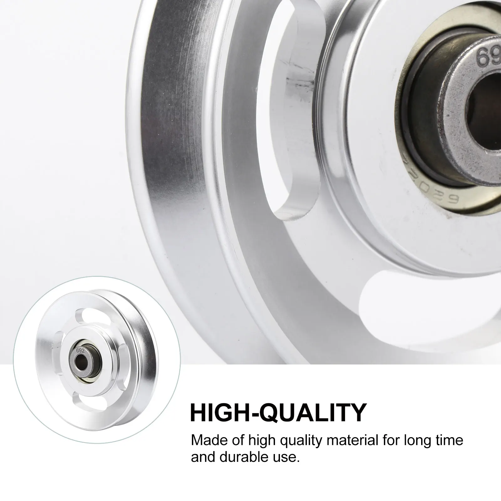 

Aluminum Pulley Accessories Fitness Parts Smooth Surface Gym Equipment Alloy Wheel Easy Use Practical Function High Reliability