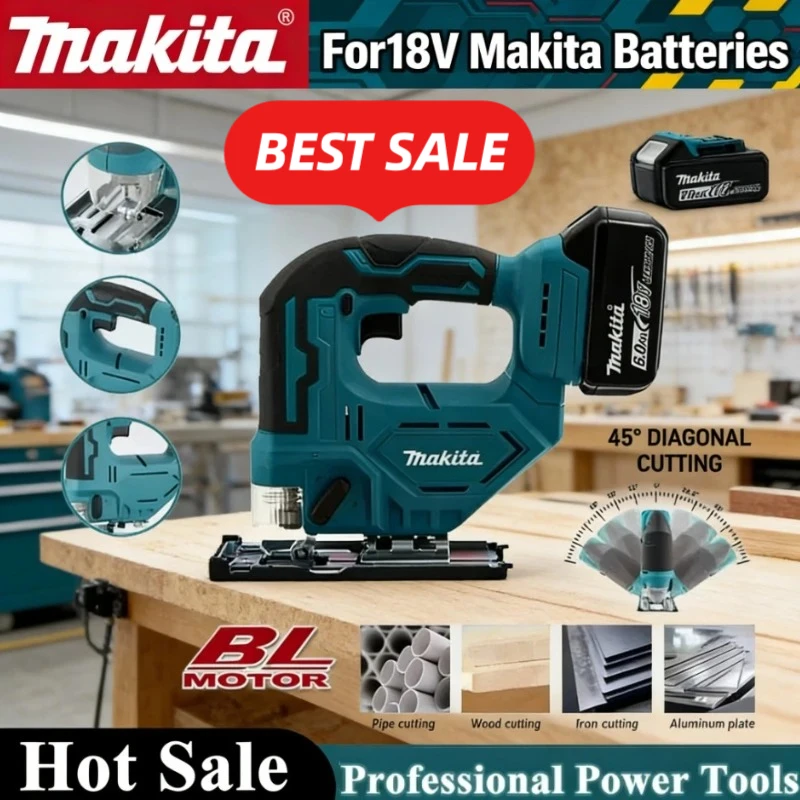 scie-a-decouper-electrique-sans-fil-makita-djv182-sans-balais-rechargeable-multifonctionnelle-pour-le-travail-du-bois-compatible-18-20v