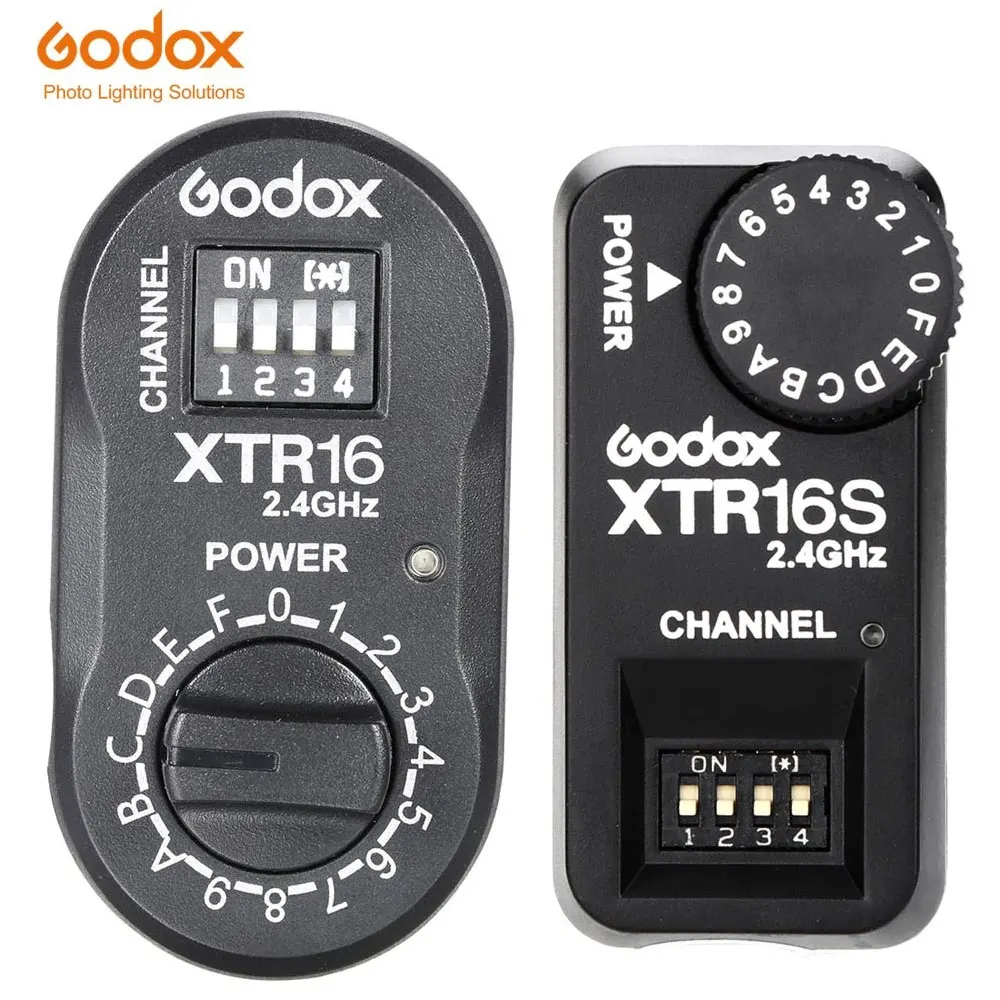 Godox XTR16 / XTR16S 2.4G Flash Receiver for X1TC X1TN XT-16 Transmitter AD360 AD180 Quicker QT QS GT GS SK DE/ V850 V860 Series