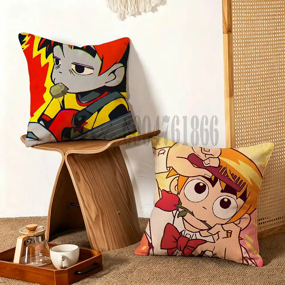 S-Scott Pilgrim Anime Celebrity Merchandise All-Match Printed Pillow Case Sofa Car Office Room Decoration Protector