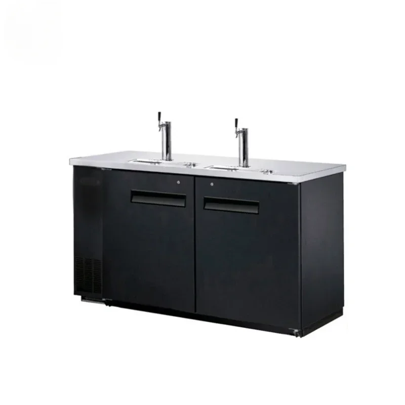 

#Sunrry Stainless Steel Double Tap Beer Dispenser Dischargers Tower Beer Kegerator Dispenser