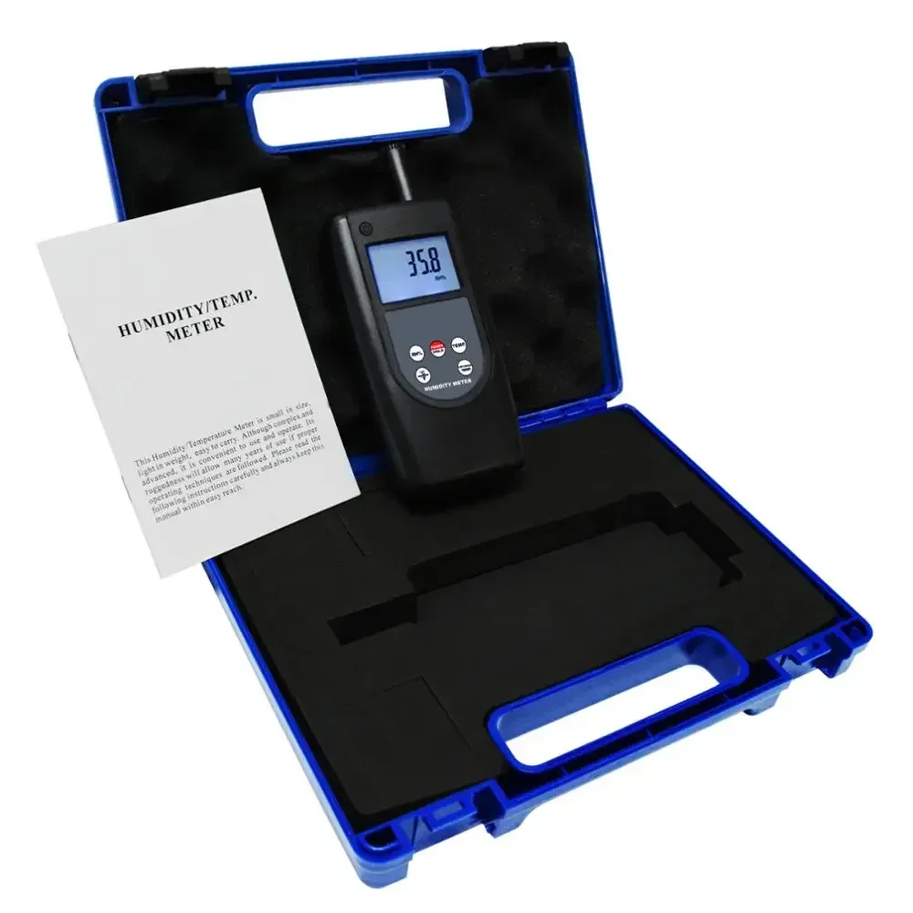 NEW Digital Humidity Temperature Meter Tester Indoor Outdoor Handheld Air Thermo-Hygrometer Hygometer Thermometer, Max Min Hold