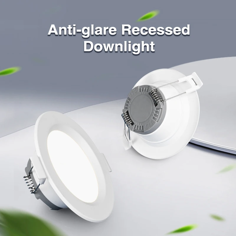 High Quality Indoor Energy Saving Round Ceiling Recessed Light Emitting Diode Downlight Living Room Ceiling Light Spotlight