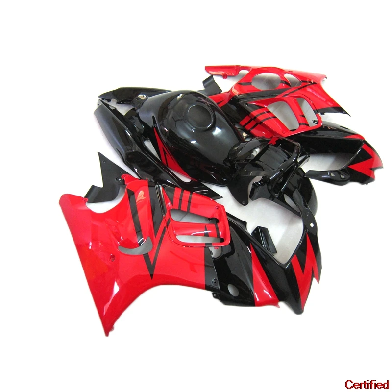 

New Upgrading Your Motorcycle Bodyworks Fairing Kits For Honda CBR600 F3 1997 1998 Red Black Fairing Set Cbr600 F3 97 98 SX76