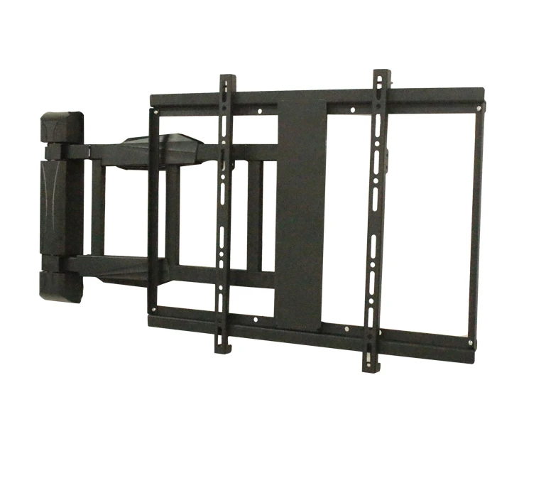 75-86inch Infrared controlled wall mounted TV bracket Built-in safety anti-collision system Intelligent angle memory