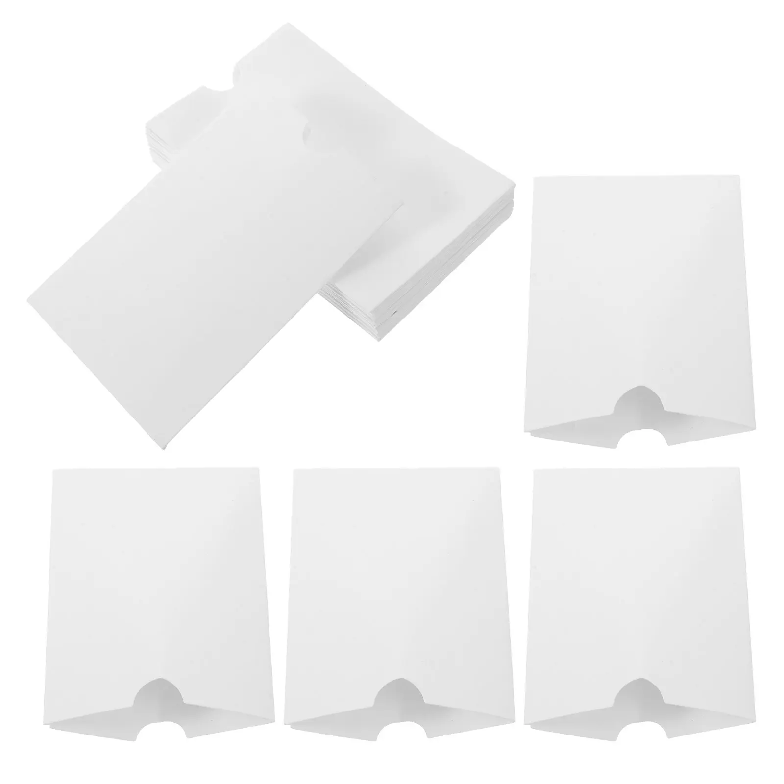 50 Pcs Blank Hotel Key Card Sleeves Front Desk Gift Holder Paper Check In For Rooms Protector Business Envelope Holder Guest