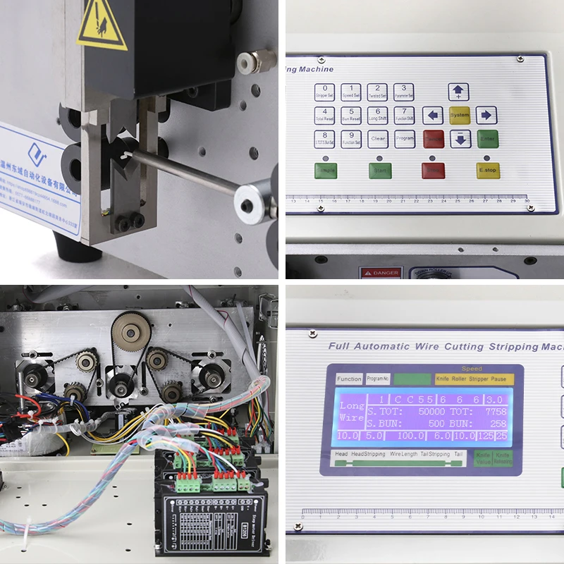 EW-02A Máquina peladora y cortadora de cables automática de alta eficiencia