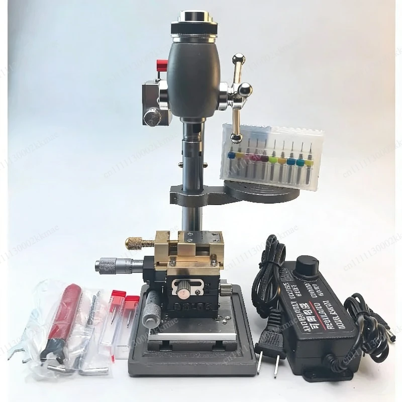 Watchmaker Tools High-Precision Bench Drill for Extracting Broken Screws from Watch Crowns Parts Drilling Machine 110-220V