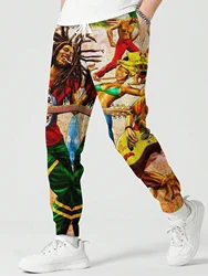 Reggae Creator Bob Marley Graphic Printed Trousers Men Sweatpant Casual Male Female Sport Pants Outdoor Streetwear Jogging Pants