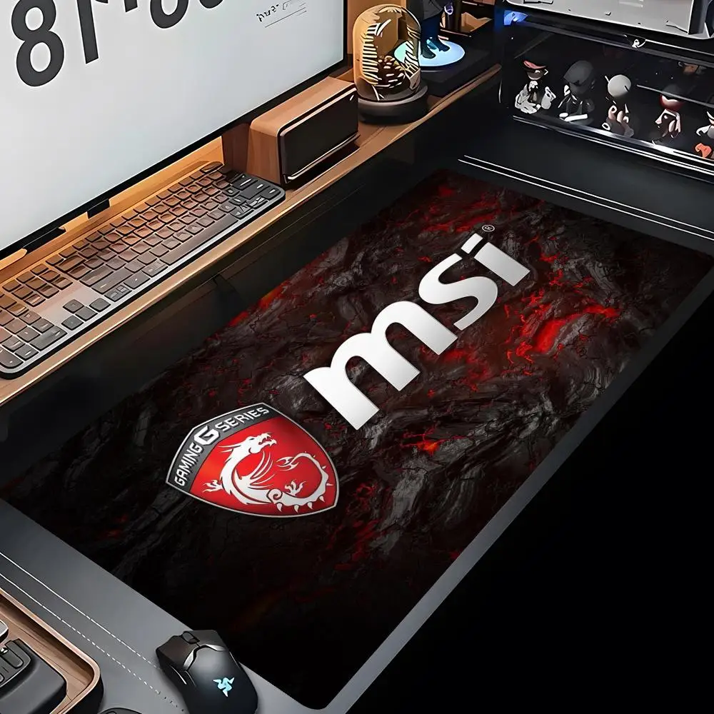 MSI Rgb Mouse Pad Gaming Mousepad Abstract Large soft 800x400mm MouseMat Gamer XXL Mause Carpet PC Desk